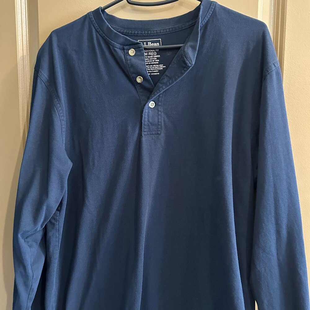 Men's Long Sleeve Henley